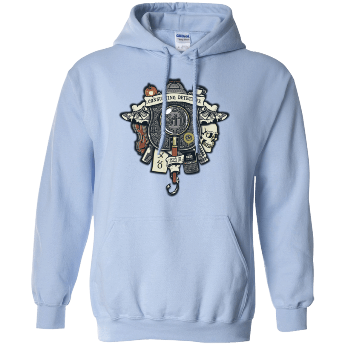 Sweatshirts Light Blue / Small Consulting Detective Pullover Hoodie
