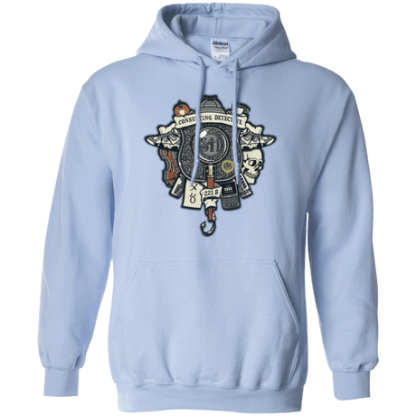 Sweatshirts Light Blue / Small Consulting Detective Pullover Hoodie