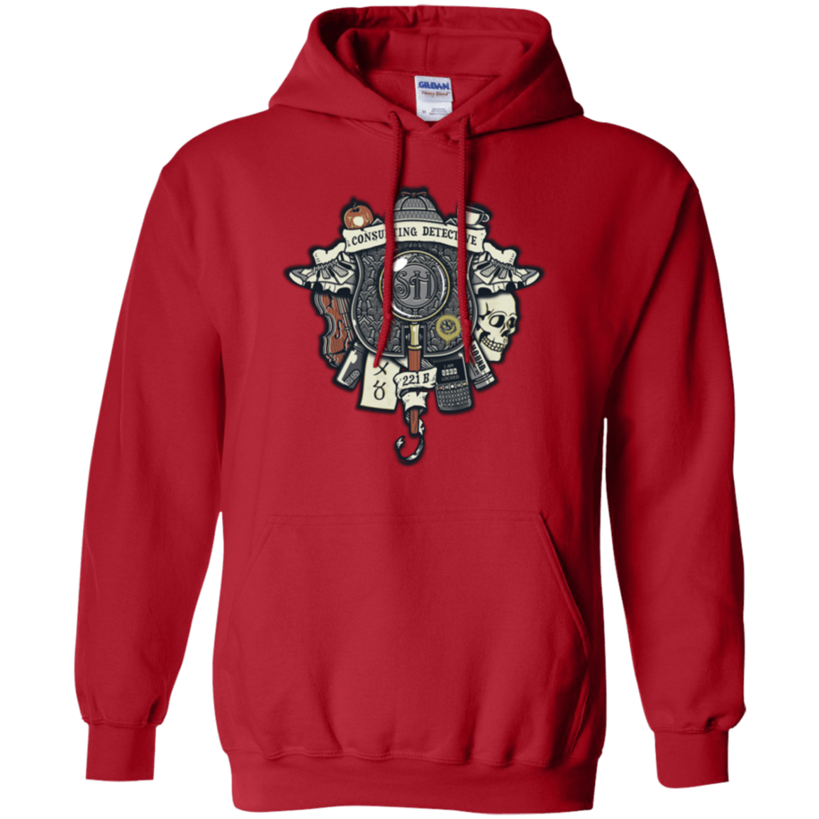 Sweatshirts Red / Small Consulting Detective Pullover Hoodie