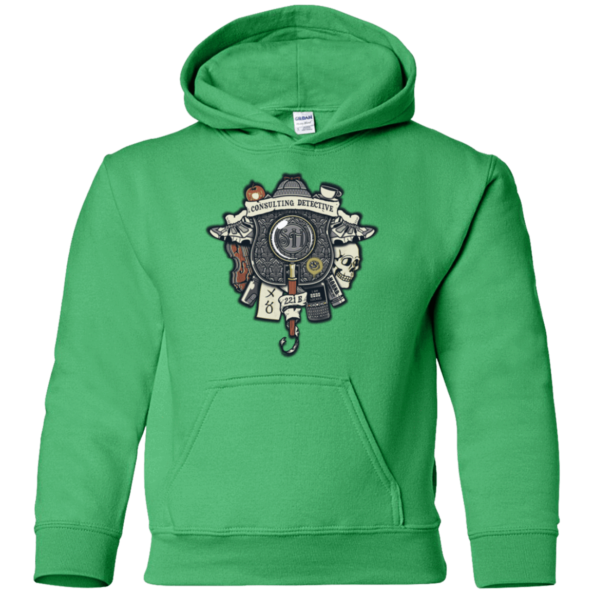 Sweatshirts Irish Green / YS Consulting Detective Youth Hoodie