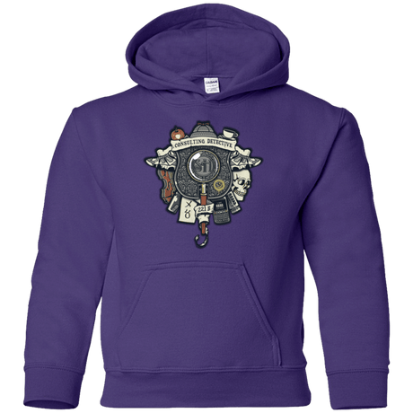Sweatshirts Purple / YS Consulting Detective Youth Hoodie