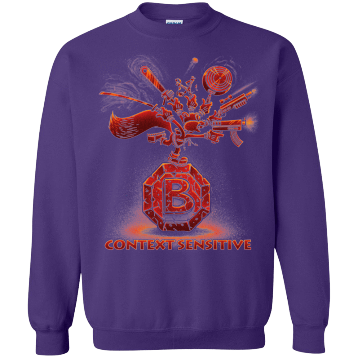 Sweatshirts Purple / Small Context Sensitive Crewneck Sweatshirt