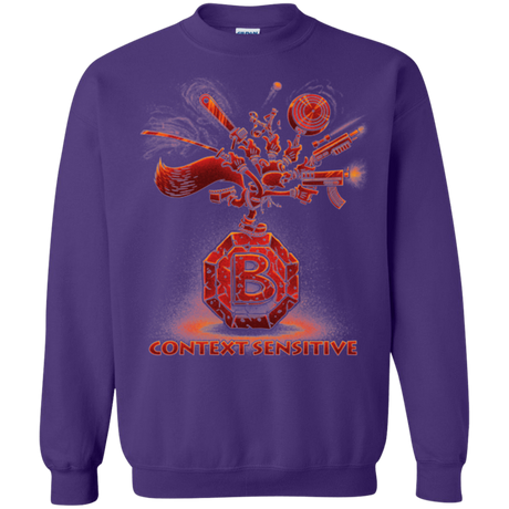 Sweatshirts Purple / Small Context Sensitive Crewneck Sweatshirt