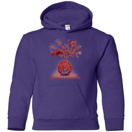 Sweatshirts Purple / YS Context Sensitive Youth Hoodie