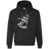 Sweatshirts Black / Small Continue Premium Fleece Hoodie