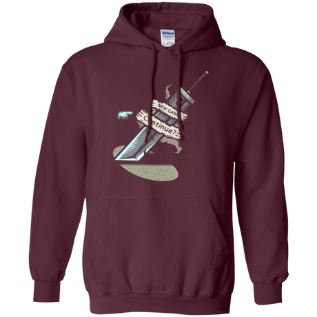 Sweatshirts Maroon / Small Continue Pullover Hoodie