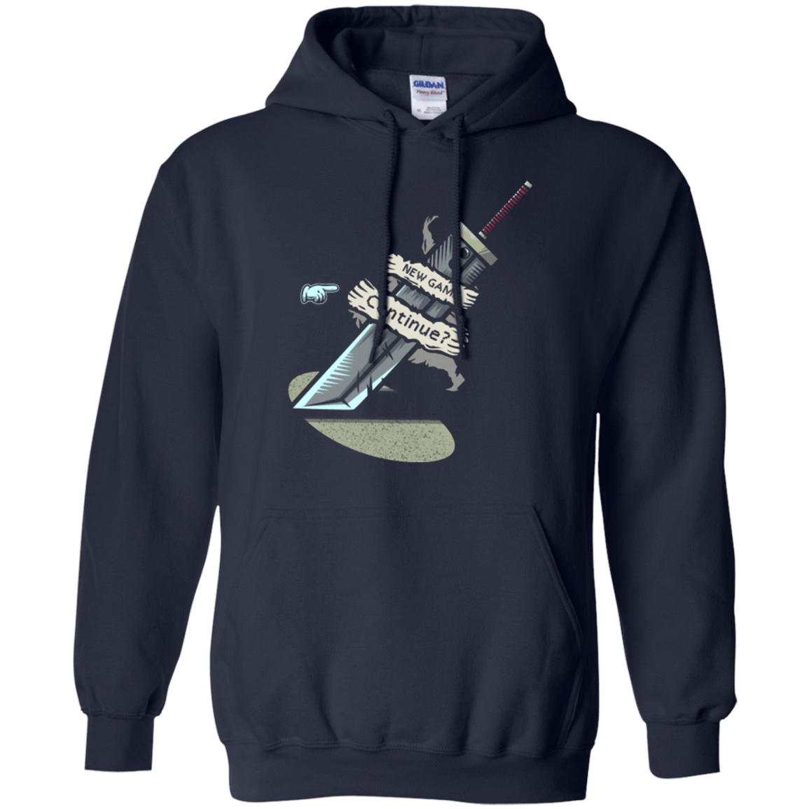 Sweatshirts Navy / Small Continue Pullover Hoodie