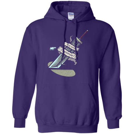 Sweatshirts Purple / Small Continue Pullover Hoodie