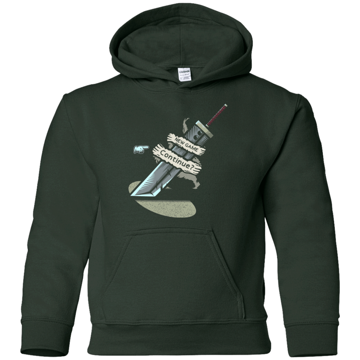 Sweatshirts Forest Green / YS Continue Youth Hoodie