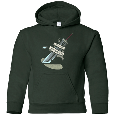 Sweatshirts Forest Green / YS Continue Youth Hoodie