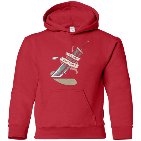 Sweatshirts Red / YS Continue Youth Hoodie