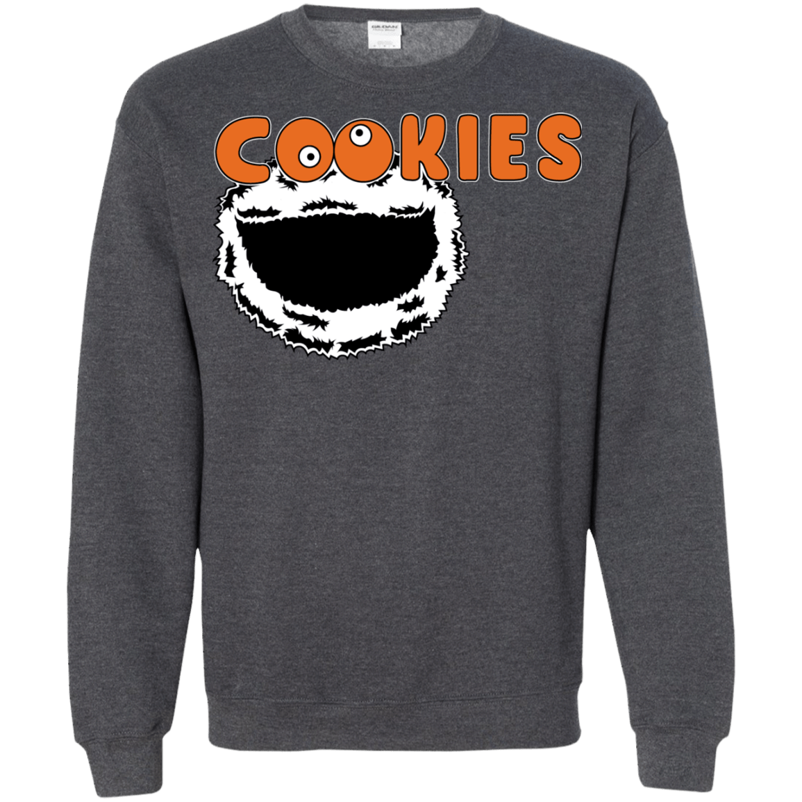 Sweatshirts Dark Heather / S Cookies! Crewneck Sweatshirt