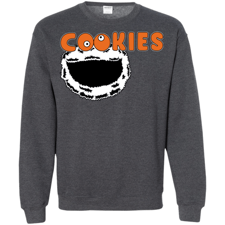 Sweatshirts Dark Heather / S Cookies! Crewneck Sweatshirt