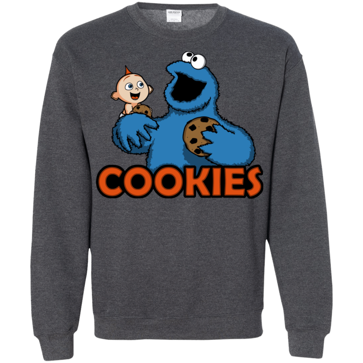 Sweatshirts Dark Heather / S Cookies Crewneck Sweatshirt