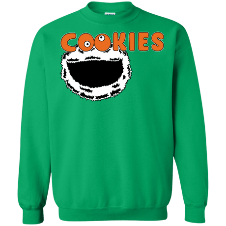Sweatshirts Irish Green / S Cookies! Crewneck Sweatshirt