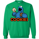 Sweatshirts Irish Green / S Cookies Crewneck Sweatshirt