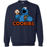 Sweatshirts Navy / S Cookies Crewneck Sweatshirt