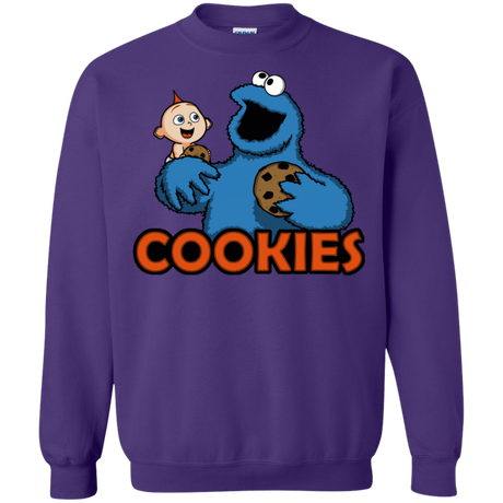 Sweatshirts Purple / S Cookies Crewneck Sweatshirt