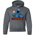 Sweatshirts Dark Heather / YS Cookies Youth Hoodie