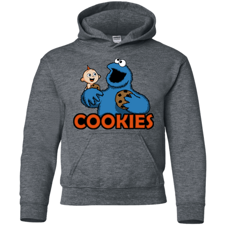 Sweatshirts Dark Heather / YS Cookies Youth Hoodie