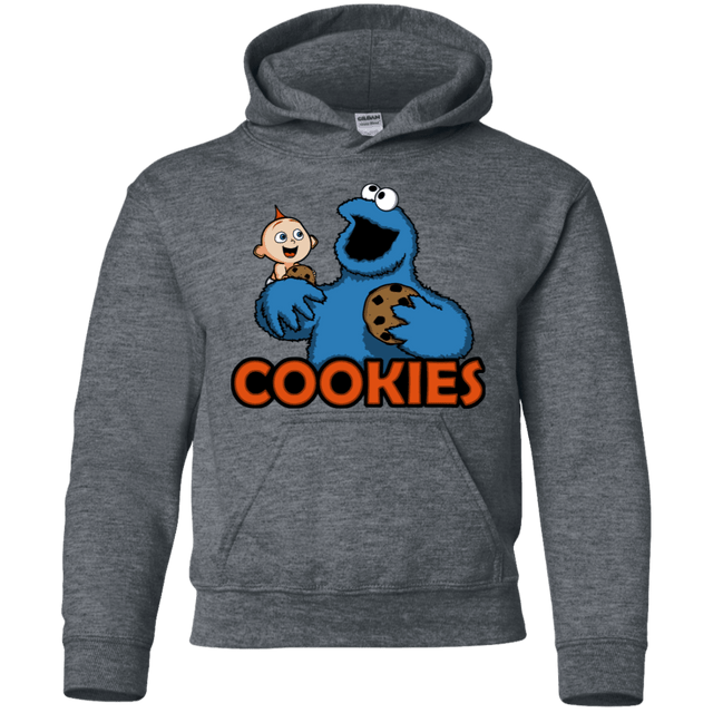 Sweatshirts Dark Heather / YS Cookies Youth Hoodie