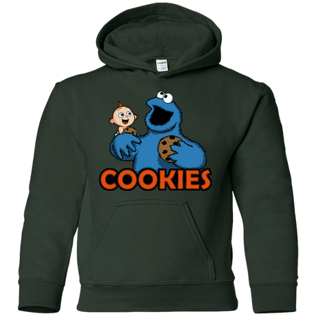Sweatshirts Forest Green / YS Cookies Youth Hoodie