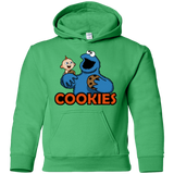 Sweatshirts Irish Green / YS Cookies Youth Hoodie