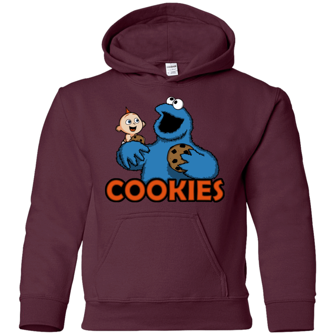 Sweatshirts Maroon / YS Cookies Youth Hoodie