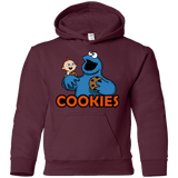 Sweatshirts Maroon / YS Cookies Youth Hoodie