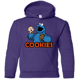 Sweatshirts Purple / YS Cookies Youth Hoodie