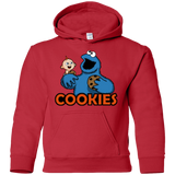 Sweatshirts Red / YS Cookies Youth Hoodie