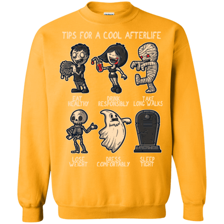 Sweatshirts Gold / Small Cool Afterlife Crewneck Sweatshirt
