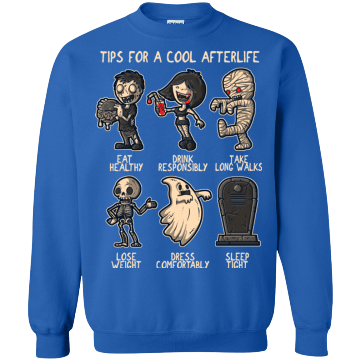 Sweatshirts Royal / Small Cool Afterlife Crewneck Sweatshirt