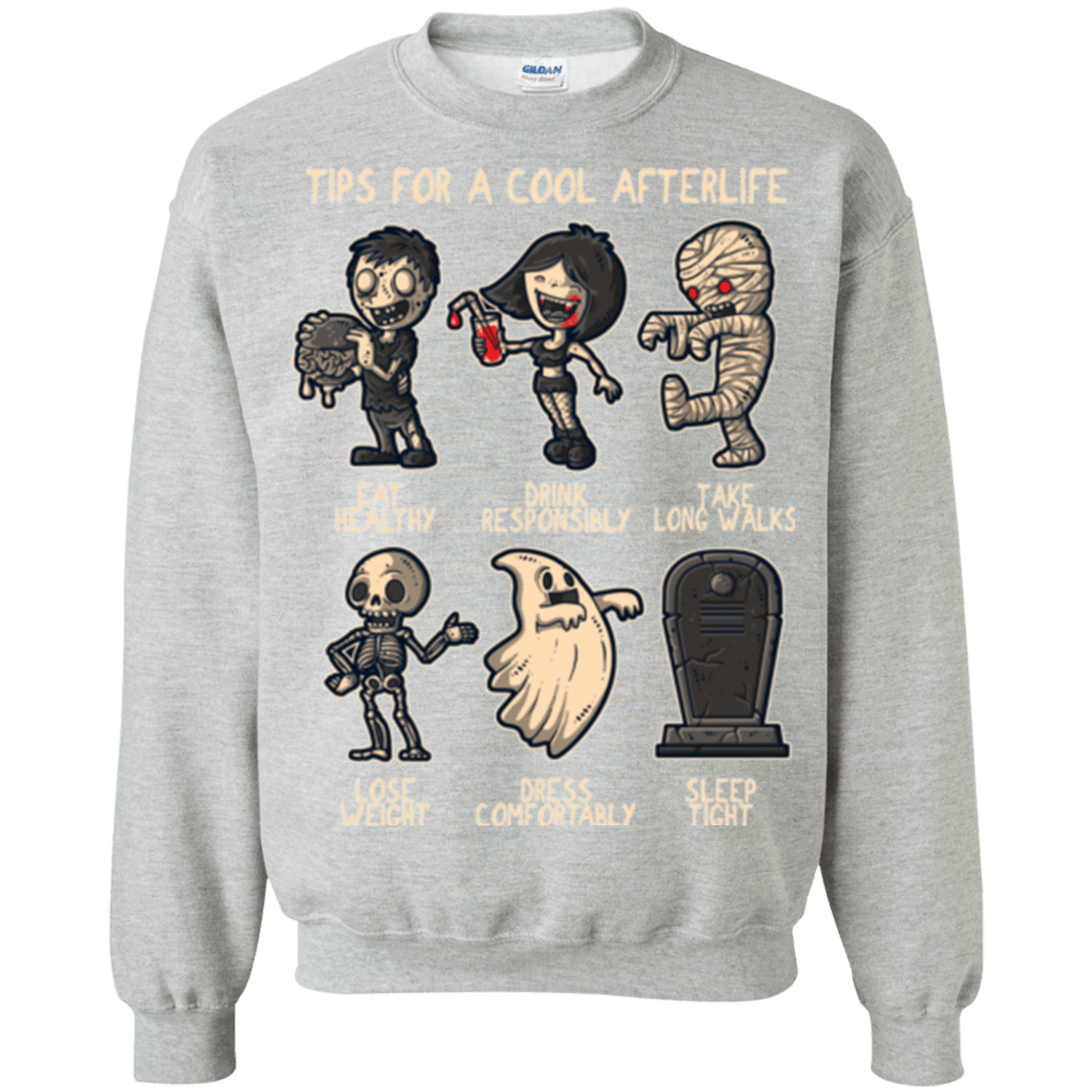 Sweatshirts Sport Grey / Small Cool Afterlife Crewneck Sweatshirt