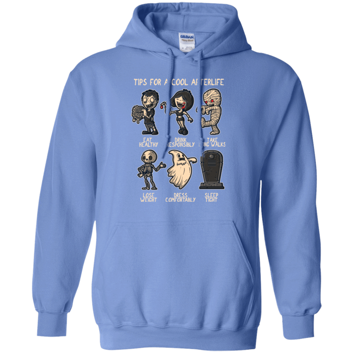 Sweatshirts Carolina Blue / Small Cool Afterlife Pullover Hoodie