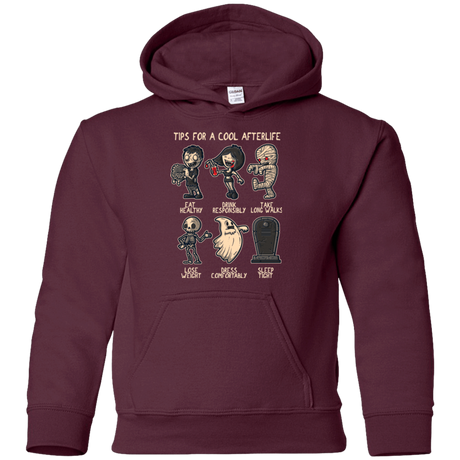 Sweatshirts Maroon / YS Cool Afterlife Youth Hoodie