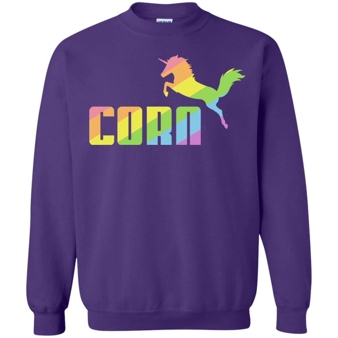 Sweatshirts Purple / S Corn Crewneck Sweatshirt