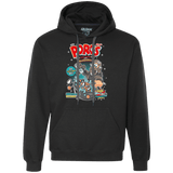 Sweatshirts Black / S Corn Porgs Premium Fleece Hoodie