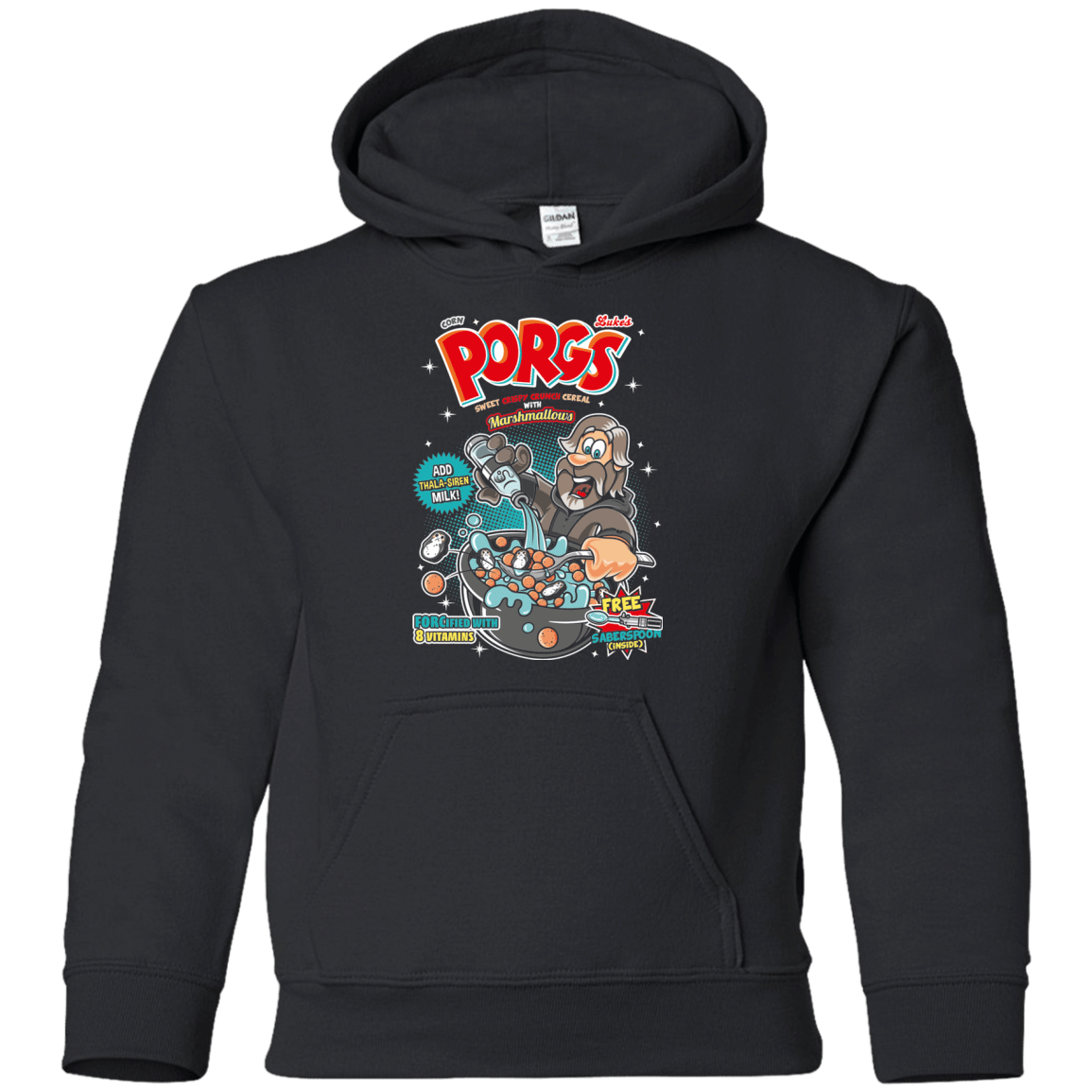 Corn Porgs Youth Hoodie