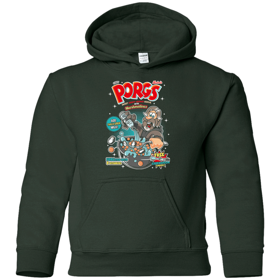 Corn Porgs Youth Hoodie