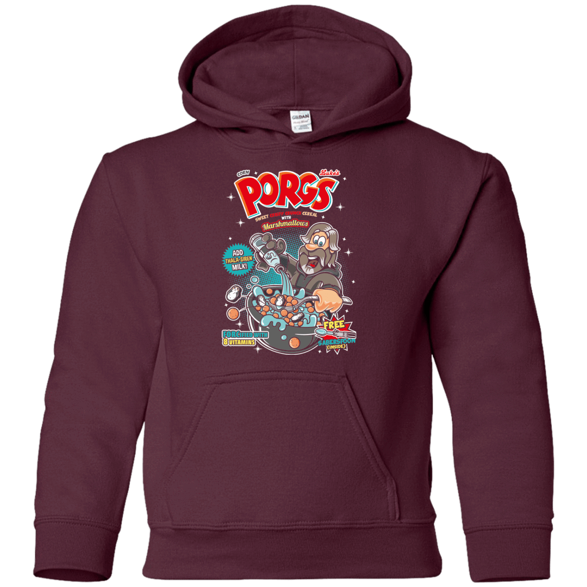 Corn Porgs Youth Hoodie