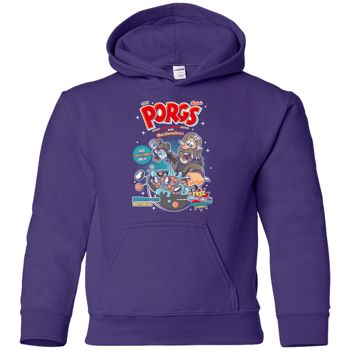 Corn Porgs Youth Hoodie