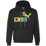 Sweatshirts Black / S Corn Premium Fleece Hoodie