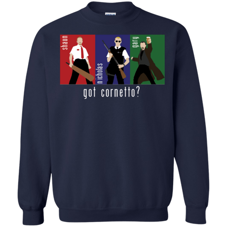 Sweatshirts Navy / Small Cornetto Crewneck Sweatshirt