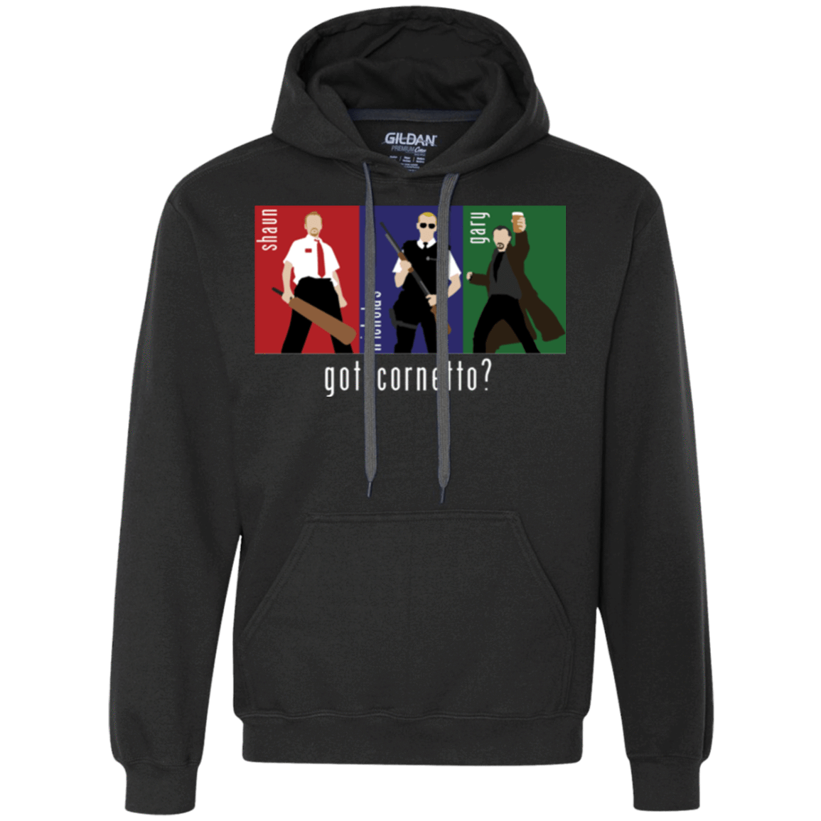 Sweatshirts Black / Small Cornetto Premium Fleece Hoodie