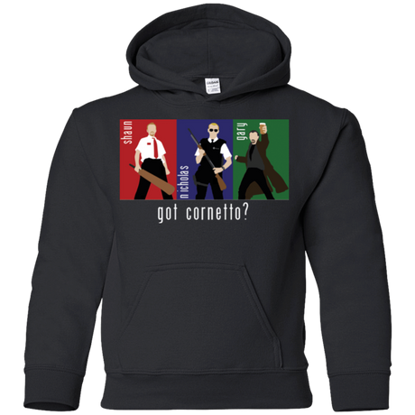 Sweatshirts Black / YS Cornetto Youth Hoodie