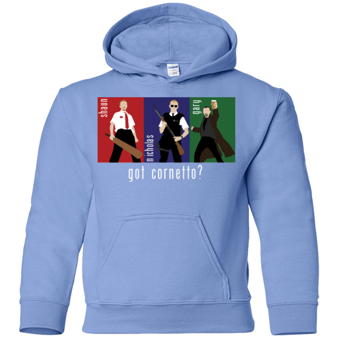Sweatshirts Carolina Blue / YS Cornetto Youth Hoodie