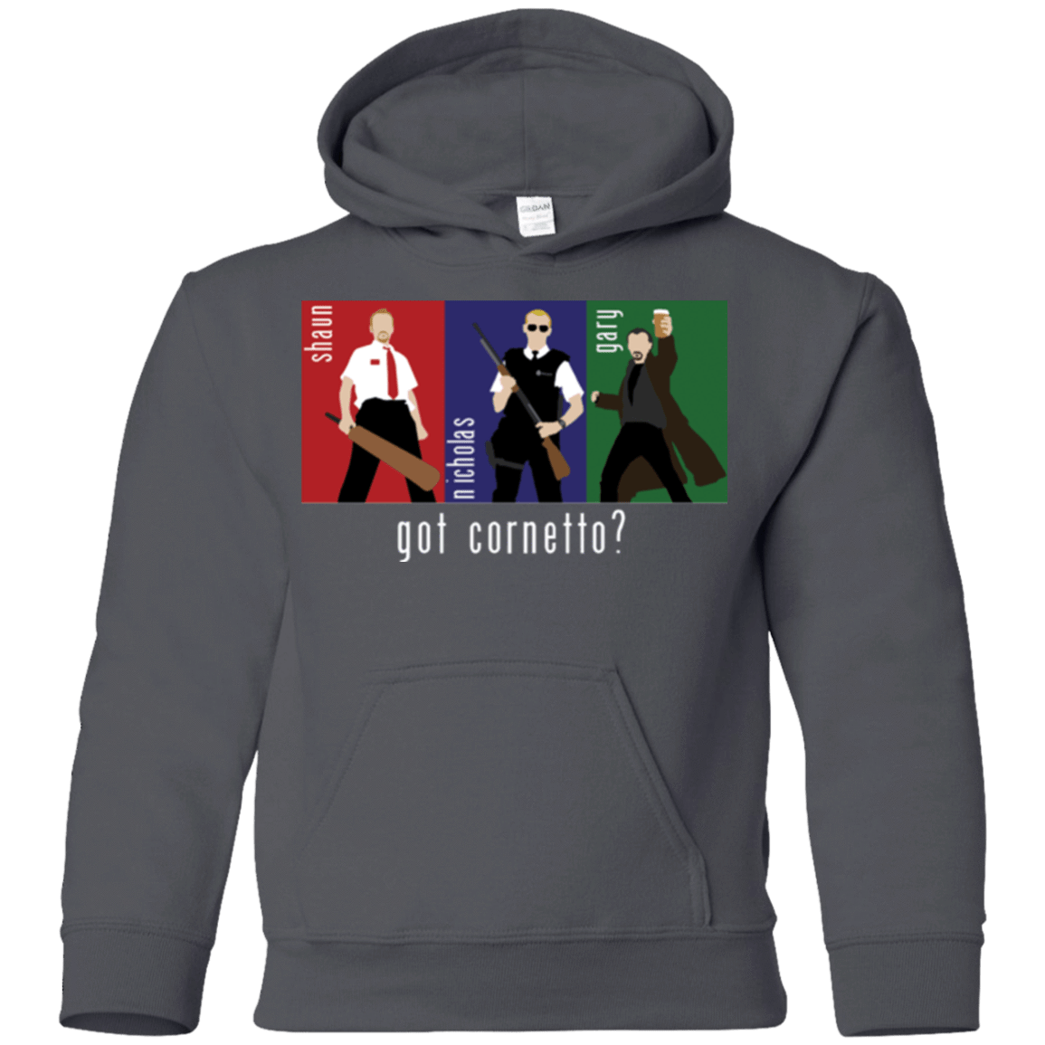 Sweatshirts Charcoal / YS Cornetto Youth Hoodie