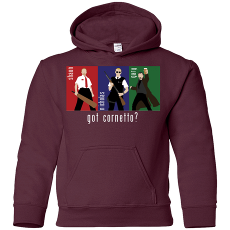 Sweatshirts Maroon / YS Cornetto Youth Hoodie