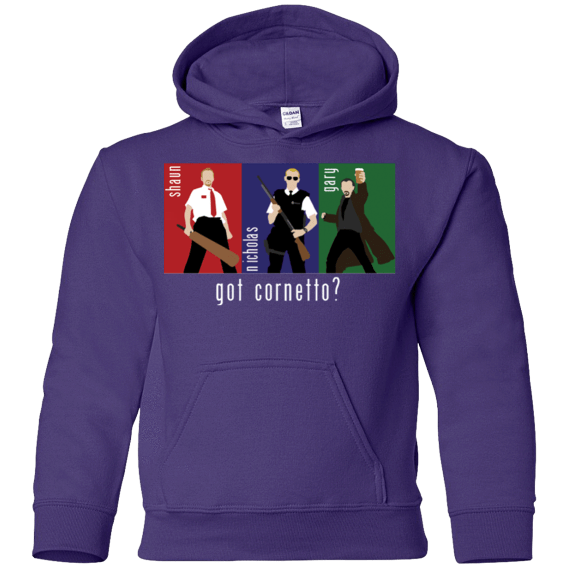Sweatshirts Purple / YS Cornetto Youth Hoodie
